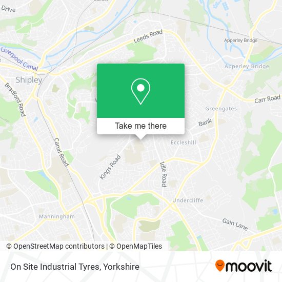 On Site Industrial Tyres map