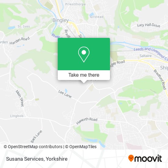 Susana Services map