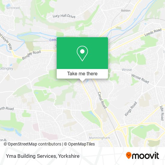 Yma Building Services map