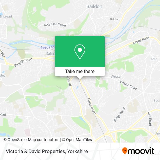 Victoria & David Properties map