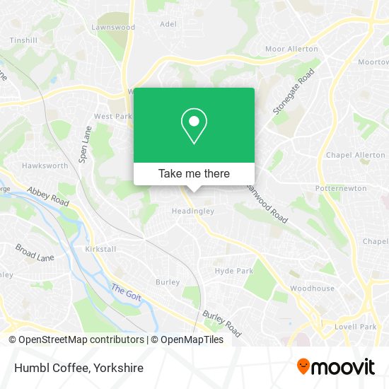 Humbl Coffee map
