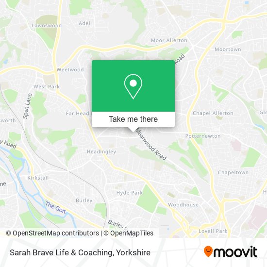 Sarah Brave Life & Coaching map