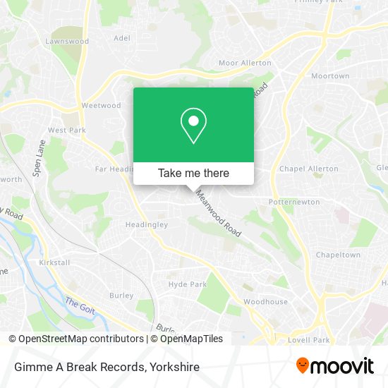 Gimme A Break Records map