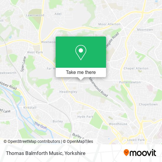 Thomas Balmforth Music map