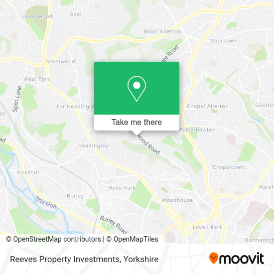Reeves Property Investments map