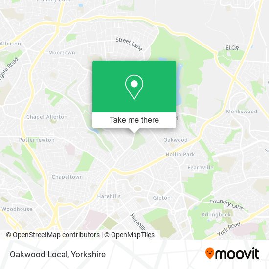 Oakwood Local map