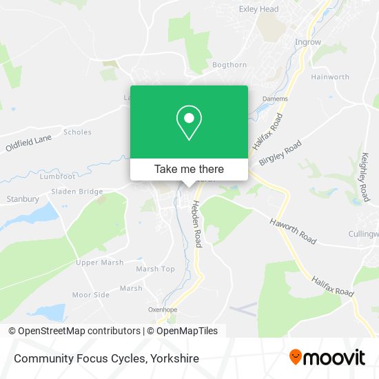 Community Focus Cycles map