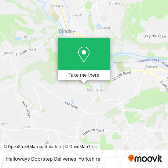 Halloways Doorstep Deliveries map