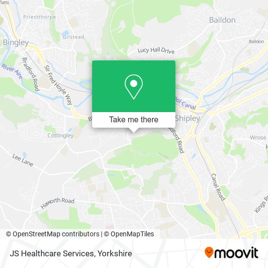 JS Healthcare Services map