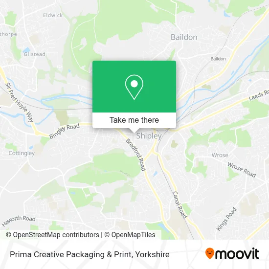 Prima Creative Packaging & Print map