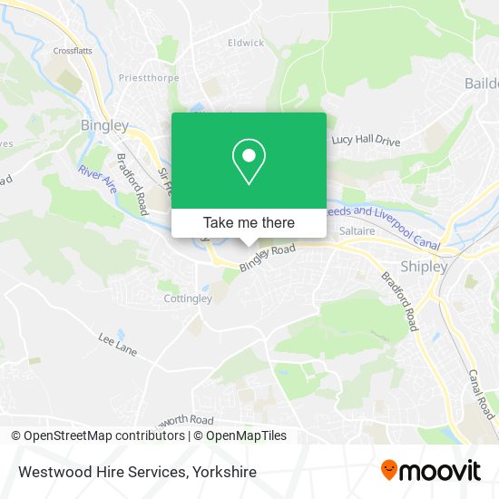 Westwood Hire Services map