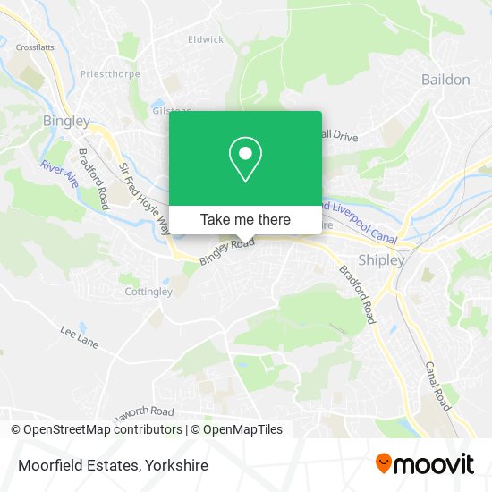 Moorfield Estates map