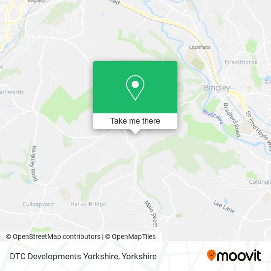DTC Developments Yorkshire map
