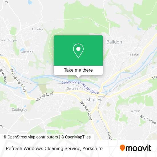 Refresh Windows Cleaning Service map