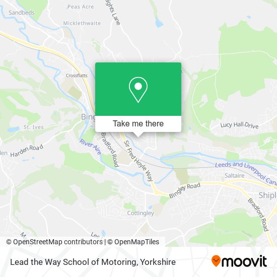 Lead the Way School of Motoring map