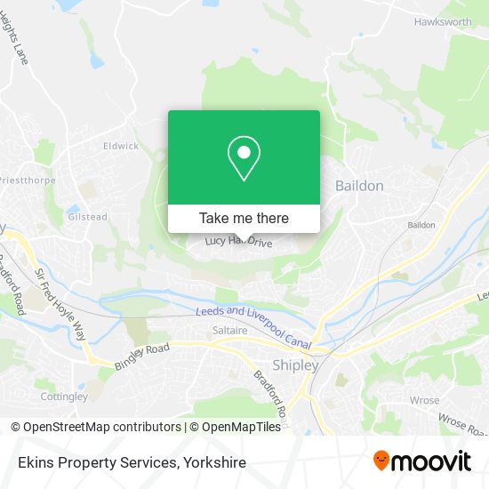 Ekins Property Services map