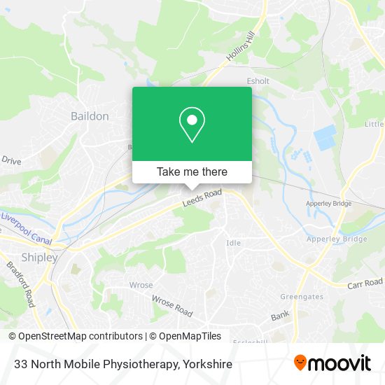 33 North Mobile Physiotherapy map