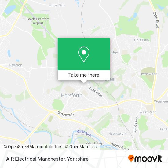 A R Electrical Manchester map