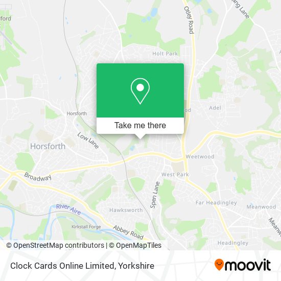 Clock Cards Online Limited map