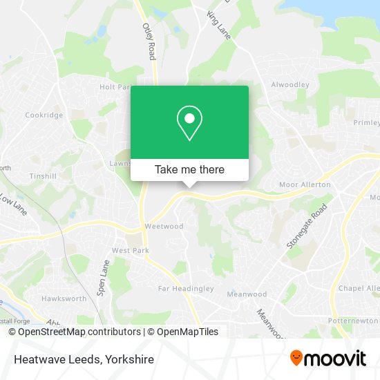 Heatwave Leeds map