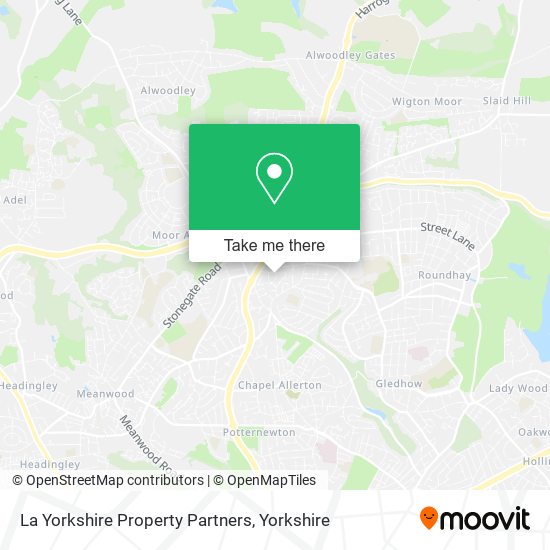 La Yorkshire Property Partners map