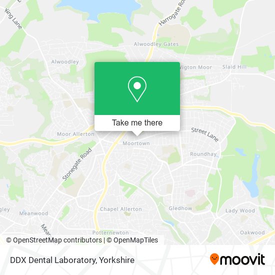 DDX Dental Laboratory map