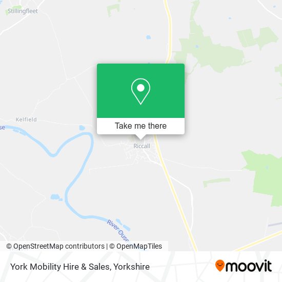 York Mobility Hire & Sales map