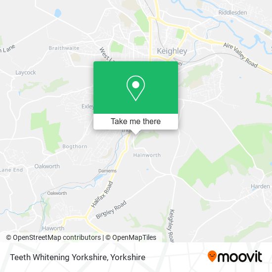 Teeth Whitening Yorkshire map