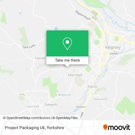 Project Packaging Uk map