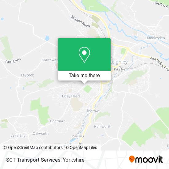 SCT Transport Services map