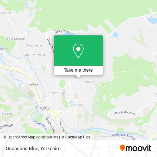 Oscar and Blue map