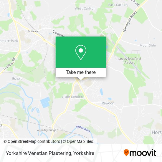 Yorkshire Venetian Plastering map