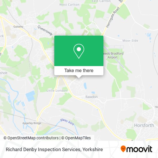 Richard Denby Inspection Services map