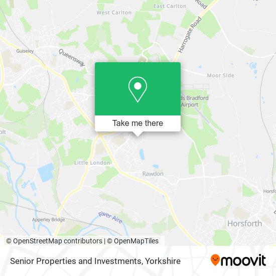 Senior Properties and Investments map