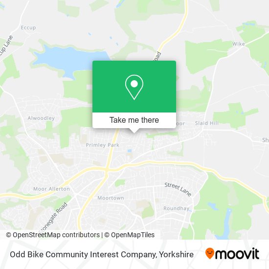 Odd Bike Community Interest Company map