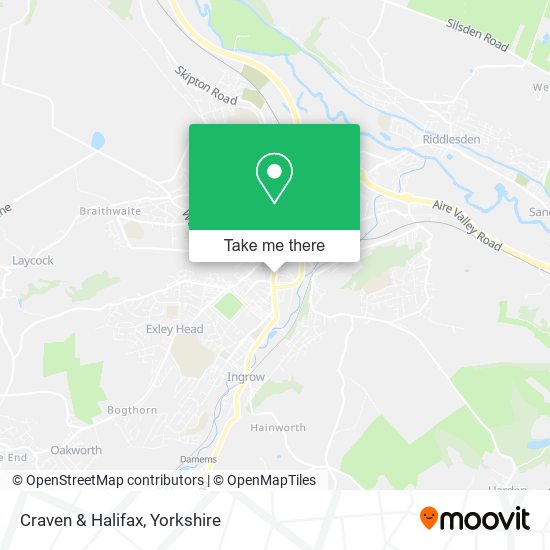 Craven & Halifax map