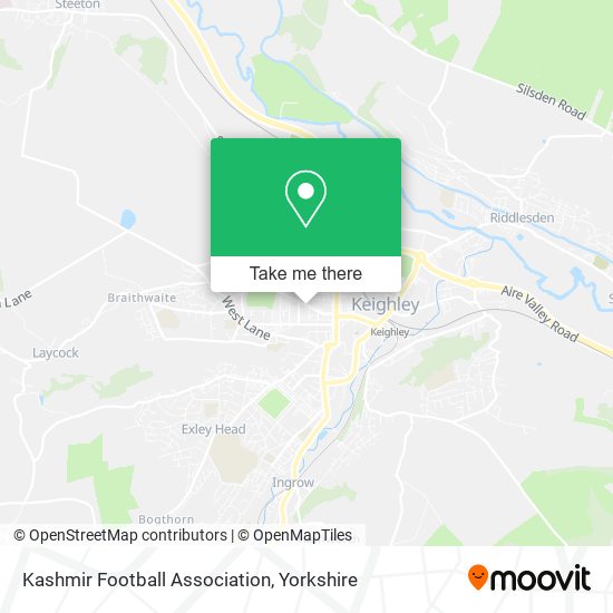 Kashmir Football Association map