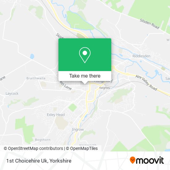 1st Choicehire Uk map