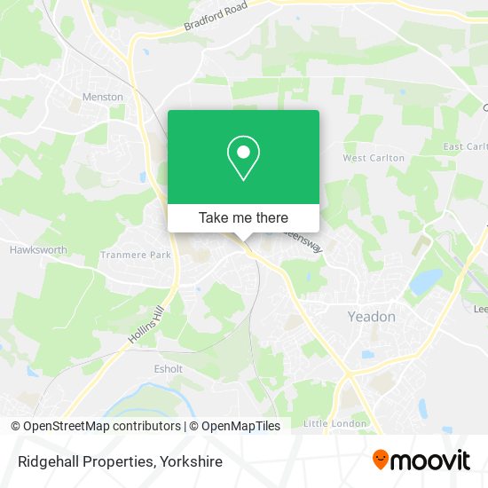 Ridgehall Properties map