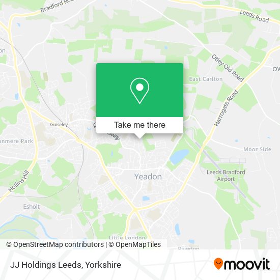 JJ Holdings Leeds map