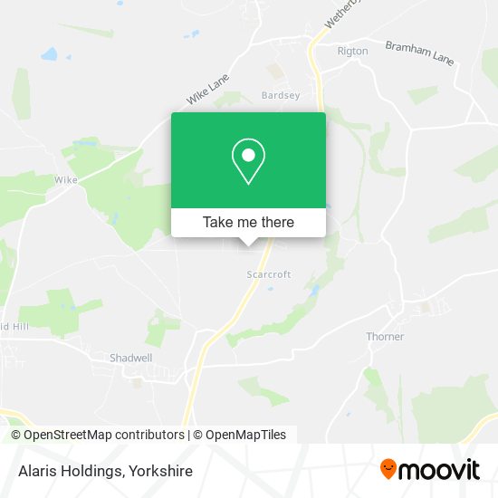 Alaris Holdings map