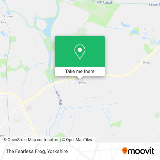 The Fearless Frog map