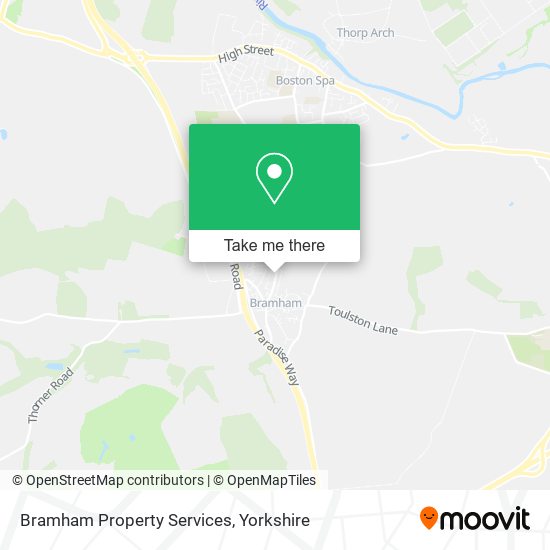 Bramham Property Services map