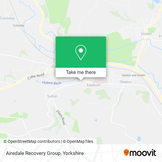 Airedale Recovery Group map