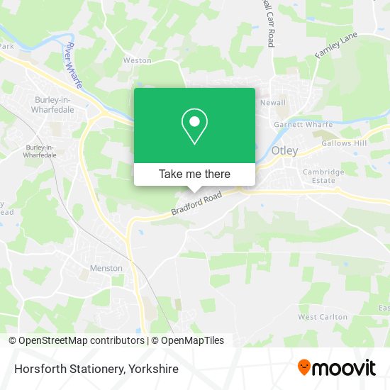 Horsforth Stationery map