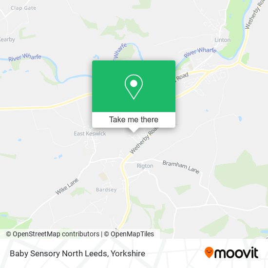 Baby Sensory North Leeds map