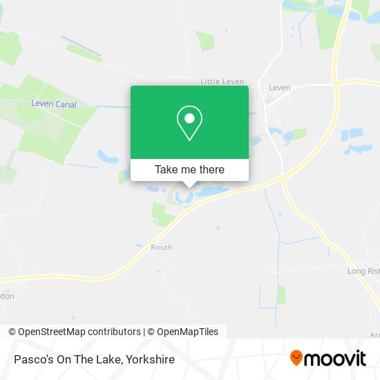 Pasco's On The Lake map
