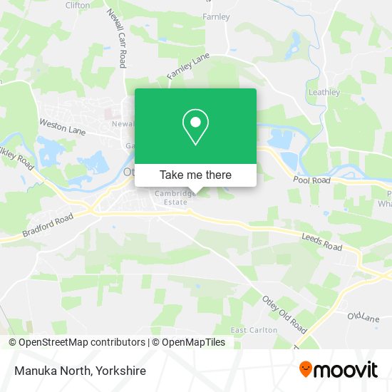 Manuka North map