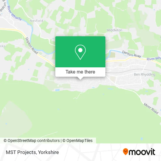 MST Projects map