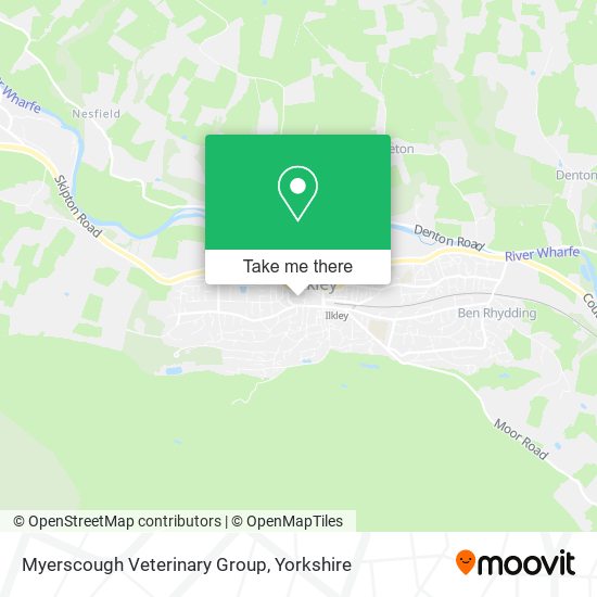 Myerscough Veterinary Group map